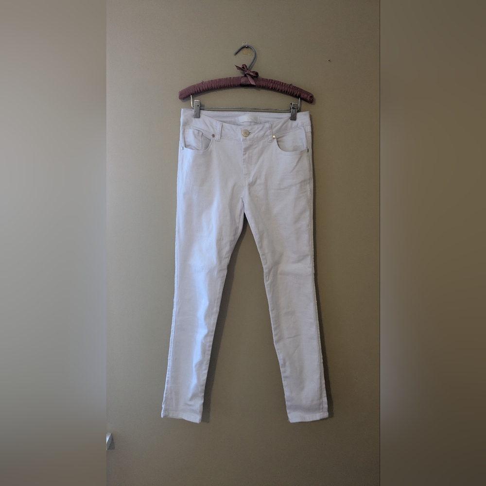 1822 Denim Women's Skinny Jeans in White